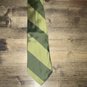 Vintage John Frederics Silk Men's Striped Tie: Woven RN183490 Made in USA